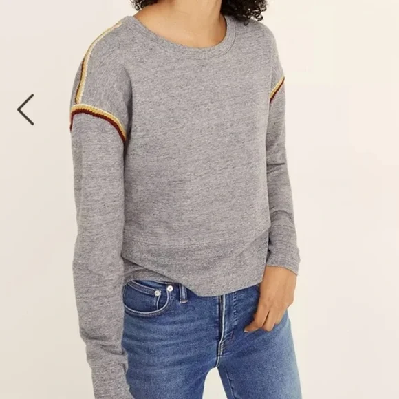 Madewell Miles Embroidered Sweatshirt‎ Medium - Picture 2 of 6